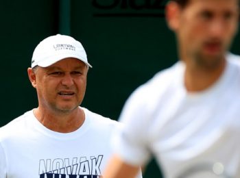 Marian Vajda and Novak Djokovic