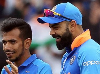 Virat Kohli and Yuzvendra Chahal