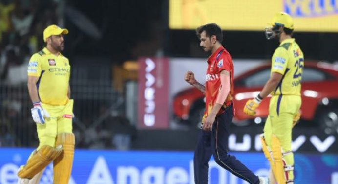 Chahal hat-tricks helps PBKS eliminate CSK from IPL playoffs race